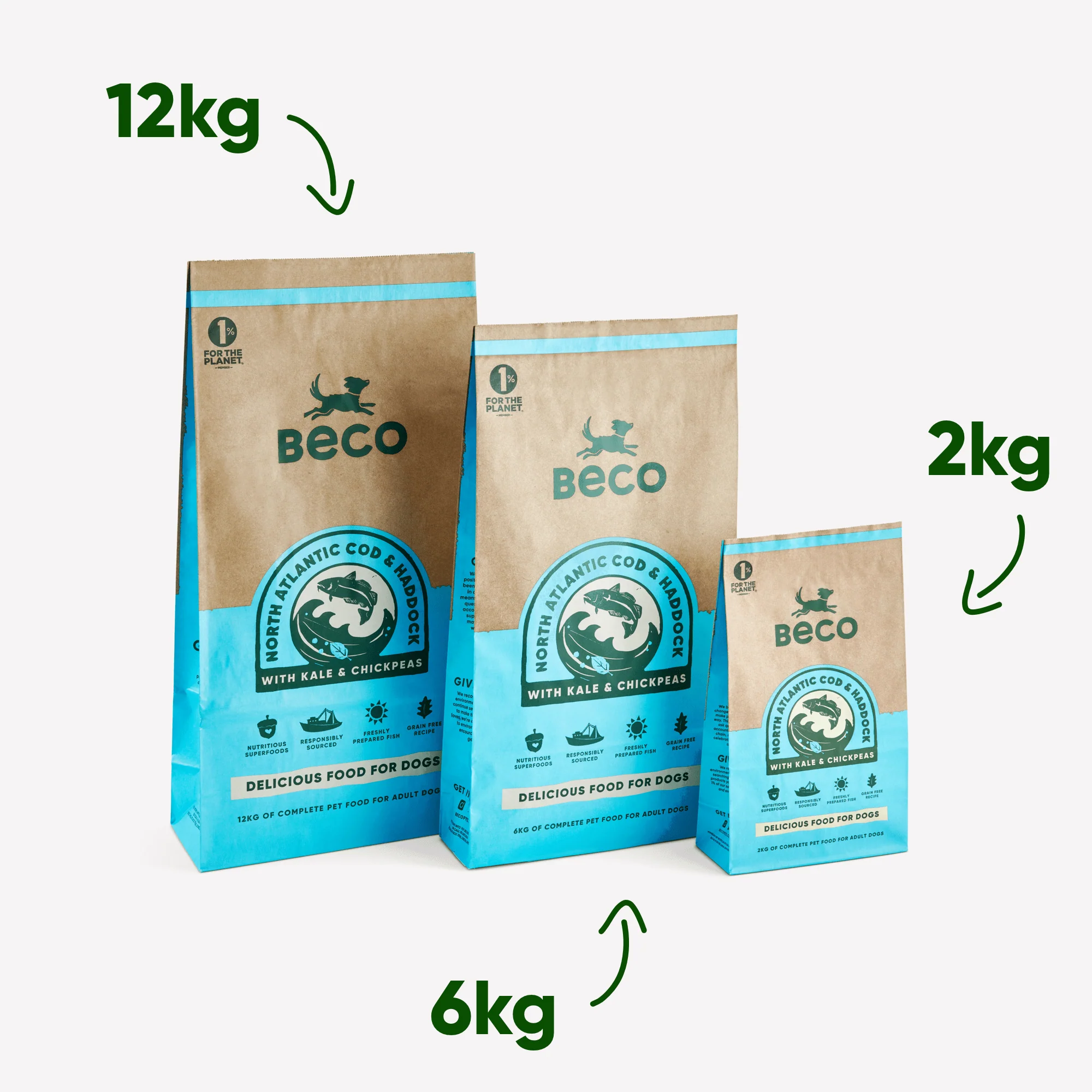 Cod & Haddock Dry Food with Kale & Chickpeas - Image 7