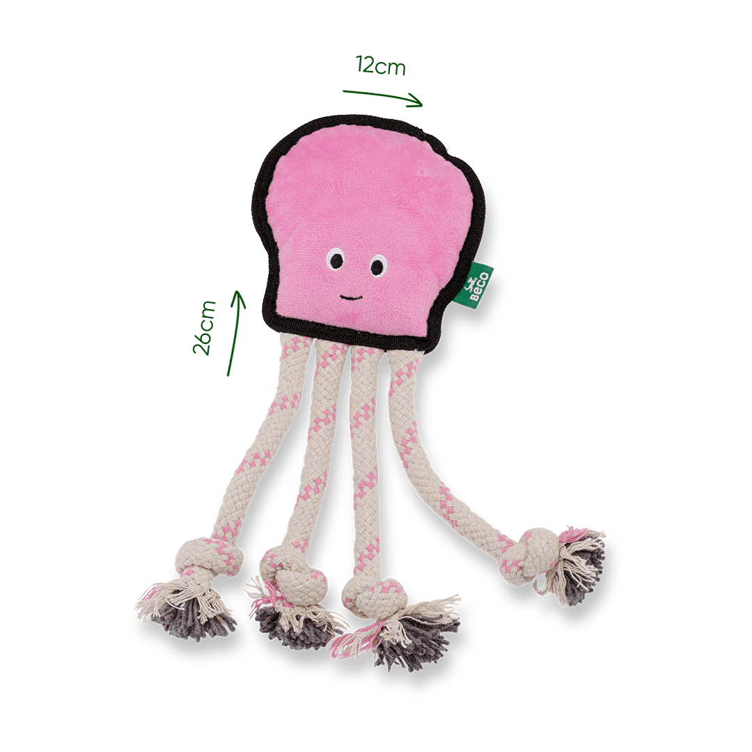 Plush Octopus Dog Toy - Image 3