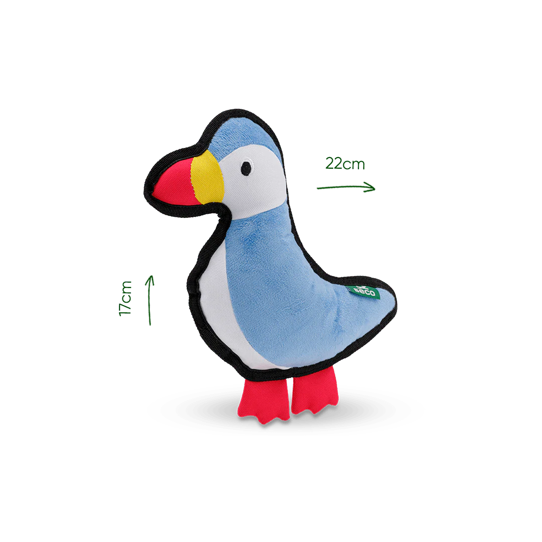 Plush Puffin Dog Toy - Image 3