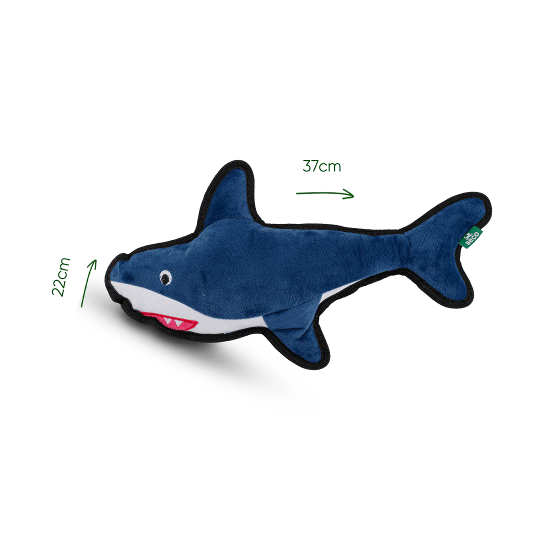 Plush Shark Dog Toy - Image 3