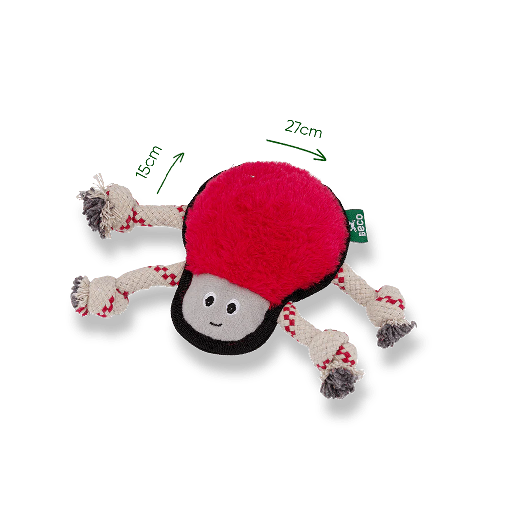 Plush Spider Dog Toy - Image 3